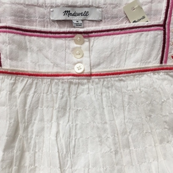 Madewell Embroidered Sandblossom Top - Picture 8 of 8